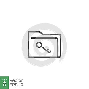 Protect documents or unlock folder icon. Folder lock pad sign