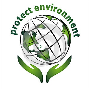 Protect environment icon