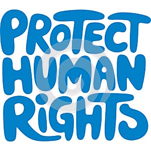 Protect Human Rights Now Graphic