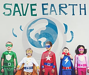 Protect Save Earth Nature Planet Concept