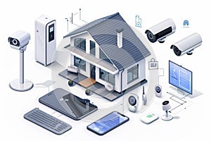 Protect your home with video cameras that use biometric and Z-Wave protocols, integrated into surveillance systems monitored by se