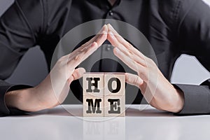 Protect your house insurance, security and home protection concep