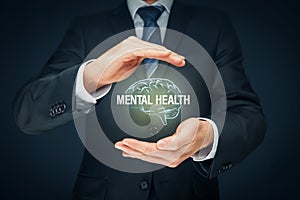 Protect your mental health psychology concept