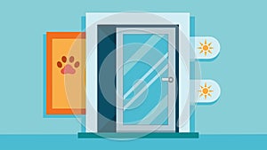 Protect your pet from extreme heat or cold with a weathersensing pet door that only opens when the temperature is safe
