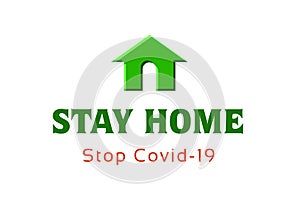 Protect yourself from Corona Virus. Beware of coronavirus. Let's Stop Covid-19 Virus. Stay Home. Working from Home.