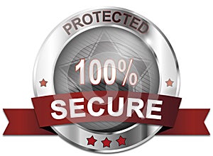 Protected 100% secure button