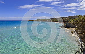 Protected oasis of the lakes Alimini: Turkish Bay or Baia dei Turchi. Just a few kilometers north of Otranto, this coast is one