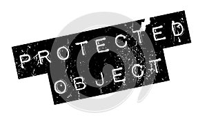 Protected Object rubber stamp