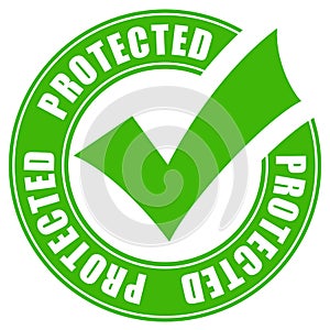 Protected security icon