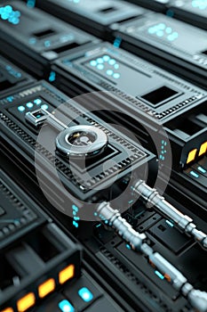 Protecting data with encryption key for secure access control