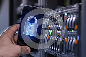 Hacking mobile devices by hackers. Data protection in the cloud