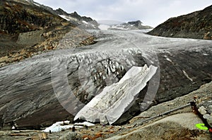 Protecting the Rhone Glacier