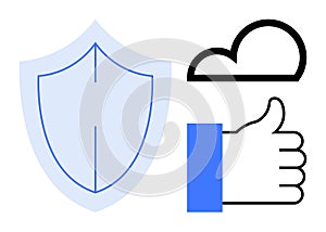 Protection, Cloud Computing, and User Feedback Symbols for Security Concepts