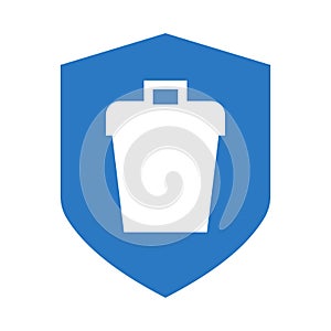 Protection delete glyphs double color icon