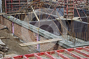 Protection and drainage of walls 3