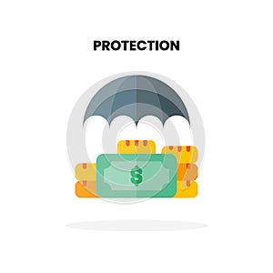 Protection flat icon.