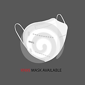 Protection kn95 face masks icon