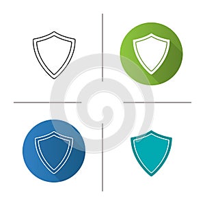 Protection shield icon