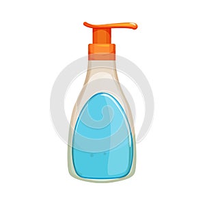 protection sun cream cartoon vector illustration