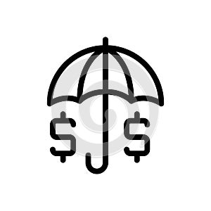 Protection   vector thin line icon