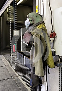 Protective clothing for sandblasting