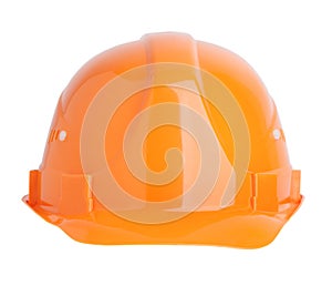 Protective construction helmet orange