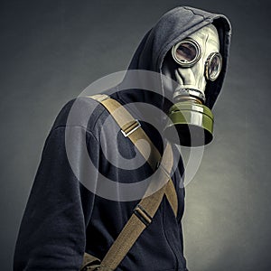 Protective gas mask