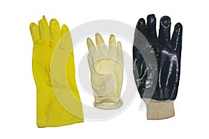 Protective gloves for household, gardening and cleaning