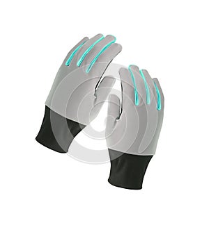 Protective gloves isolated