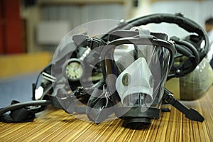 Protective mask and respirator photo