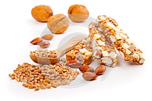 Protein bars with nuts