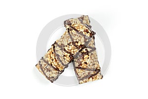 Protein bars top view