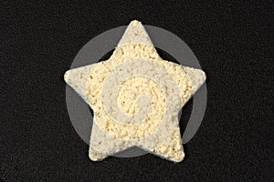 Protein powder star shape