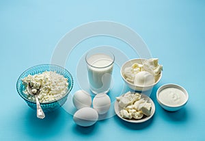 Protein products: cheese, cream, milk, eggs.