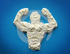Protein. Supplements for bodybuilders