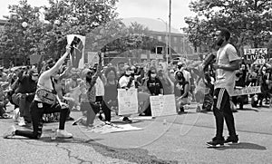 Protest in Newark, Delaware on June 6, 2020