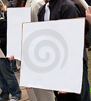 Protest Sign, Blank