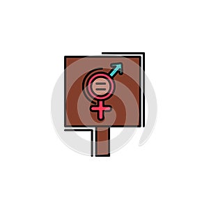 protest, venus, female, femenine icon. Element of feminism illustration. Premium quality graphic design icon. Signs and symbols