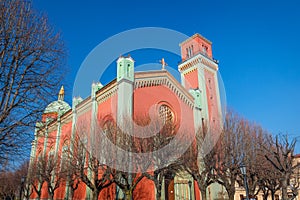 Protestantský kostel v historickém centru města Kežmarok, Slovensko