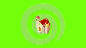 Protestant church icon animation