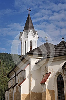Protestant church in the Kralova Lehota photo