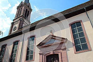 protestant church - ribeauvillé - france
