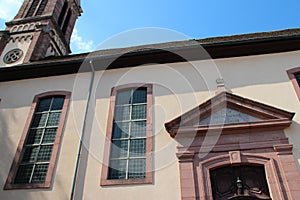 protestant church - ribeauvillé - france