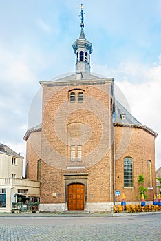 Protestant church in the streets of Maastricht in Netherlands