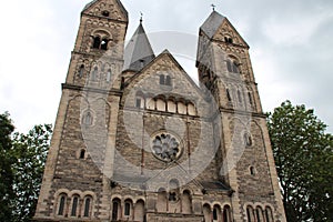protestant church (temple neuf) - metz - france