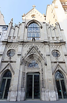 The Protestante Unie Etoile church , built in 1874, is one of the main protestant parishes in Paris, on Avenue de la