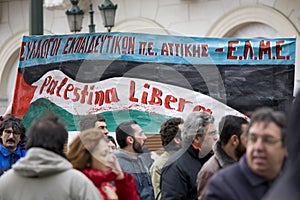 Protesters of athens 19-01-09