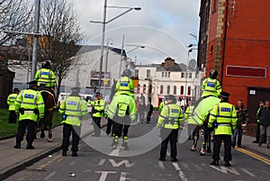 Protesters at a demonstration