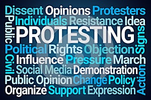 Protesting Word Cloud