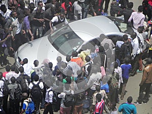 Protestors in Narobi